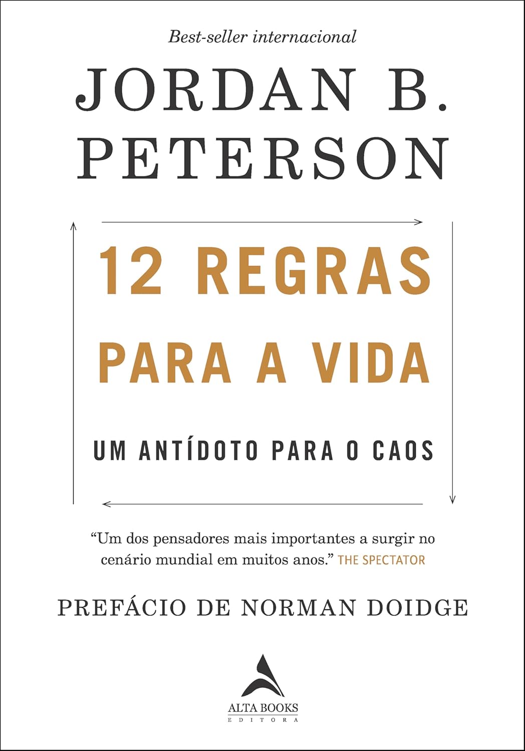 Capa do livro 12 Regras para a Vida — Jordan B. Peterson