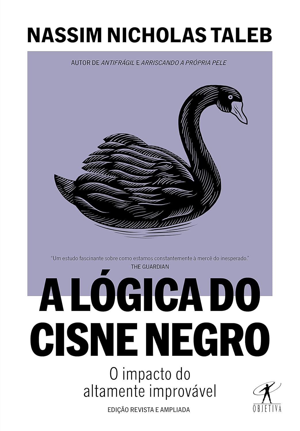 Capa do livro A Lógica do Cisne Negro — Nassim Nicholas Taleb