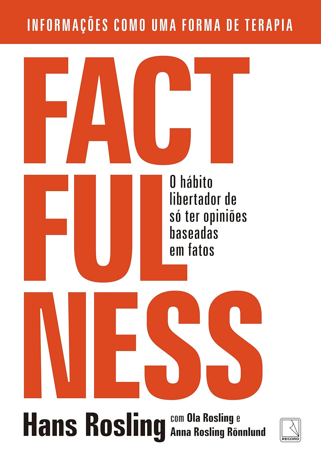 Capa do livro Factfulness – Hans Rosling